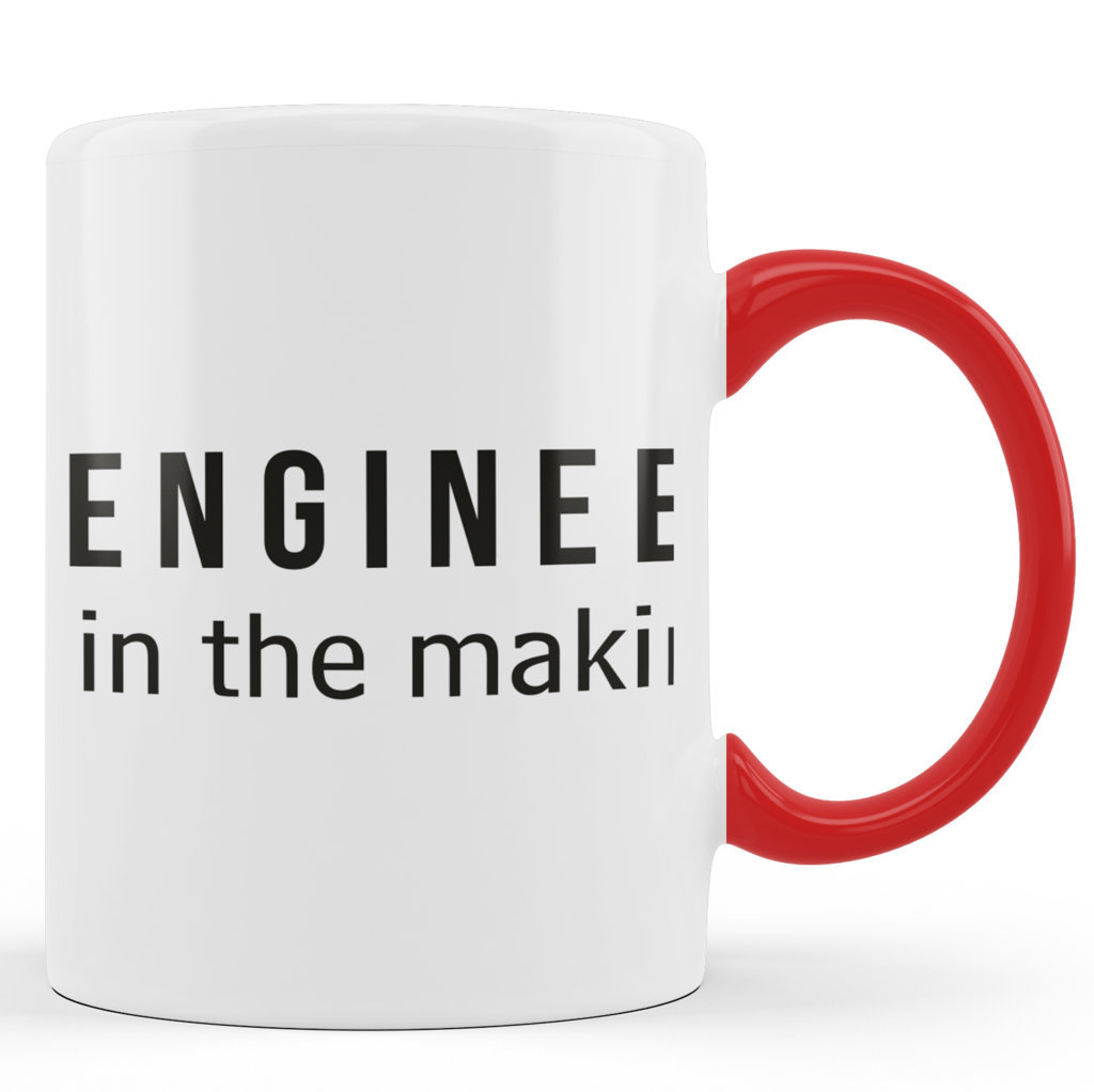 Printed Ceramic Coffee Mug | Engineer In The Making | 325 Ml 